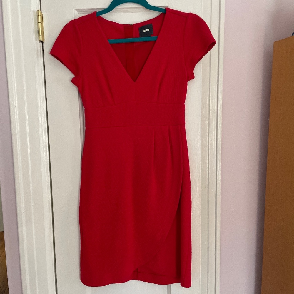 MAEVE Red Dress size x small petite